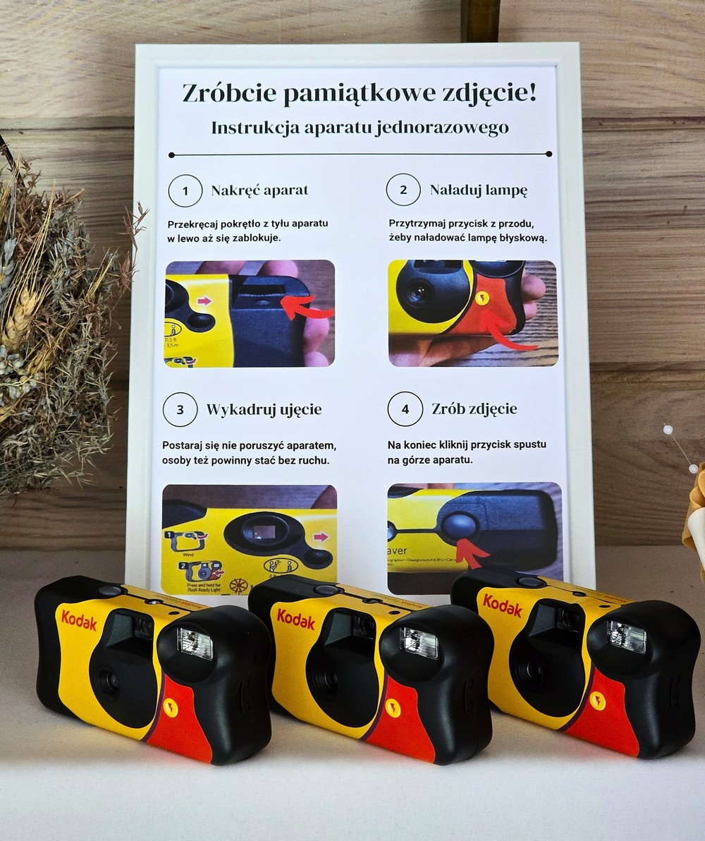 Aparaty jednorazowe na wesele